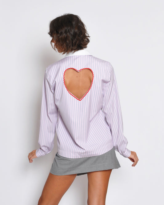 Love Shirt Pink Stripes