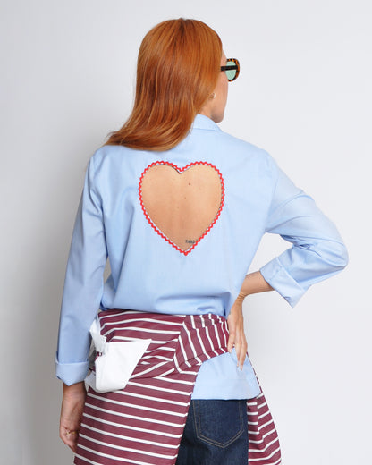 Love Shirt Azzurra