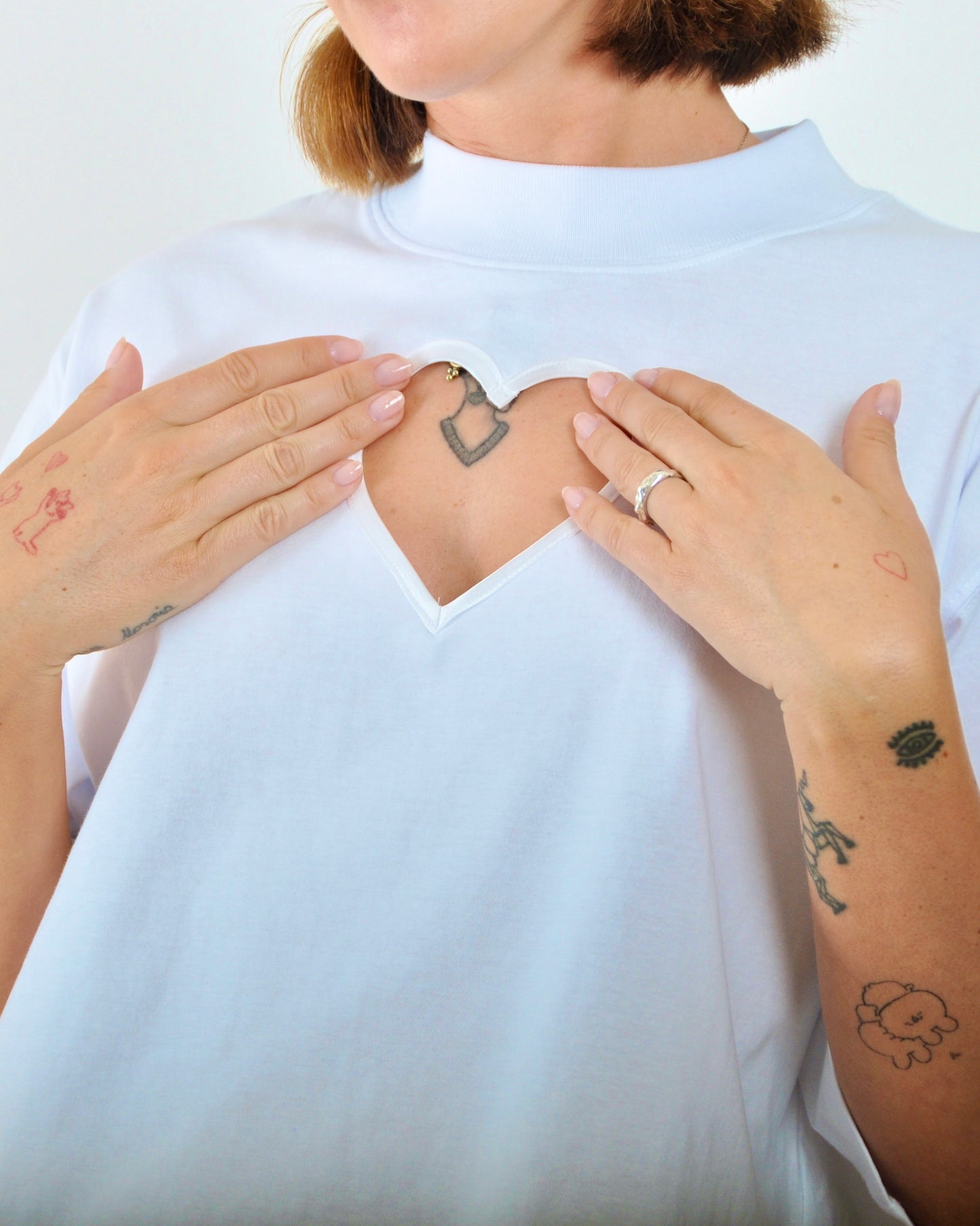 New Crop T-Shirt Cuoricino