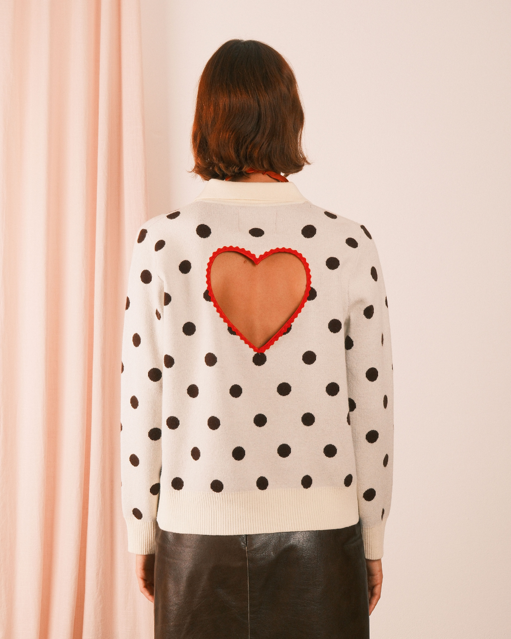 Love Pois Jumper Creme