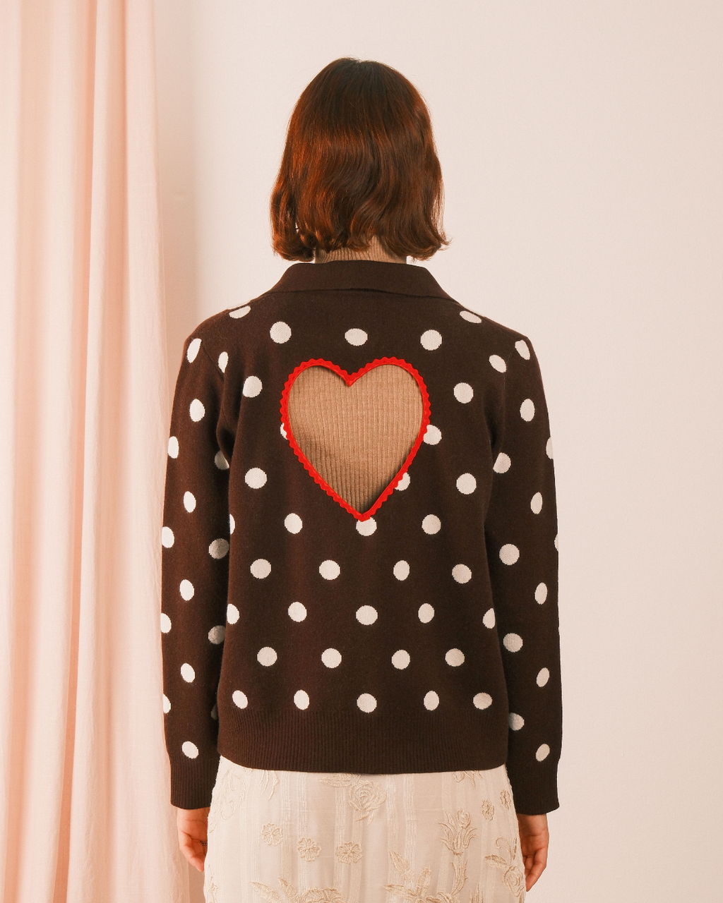 Love Pois Jumper Brown