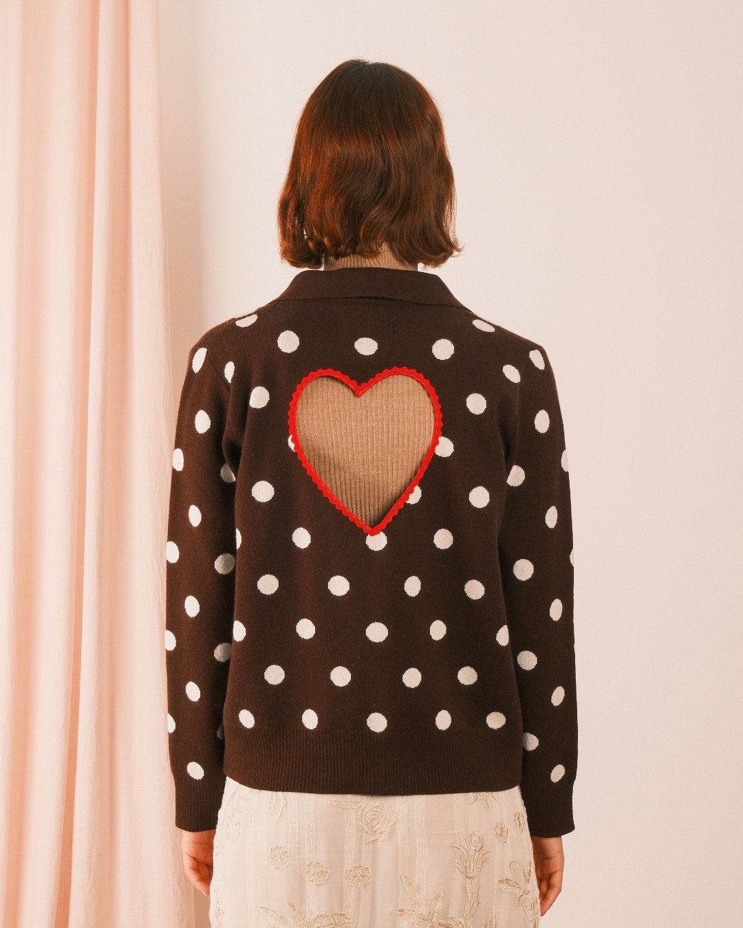 Love Pois Jumper Brown
