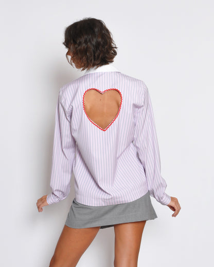 Love Shirt Pink Stripes
