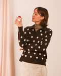 Love Pois Jumper Brown