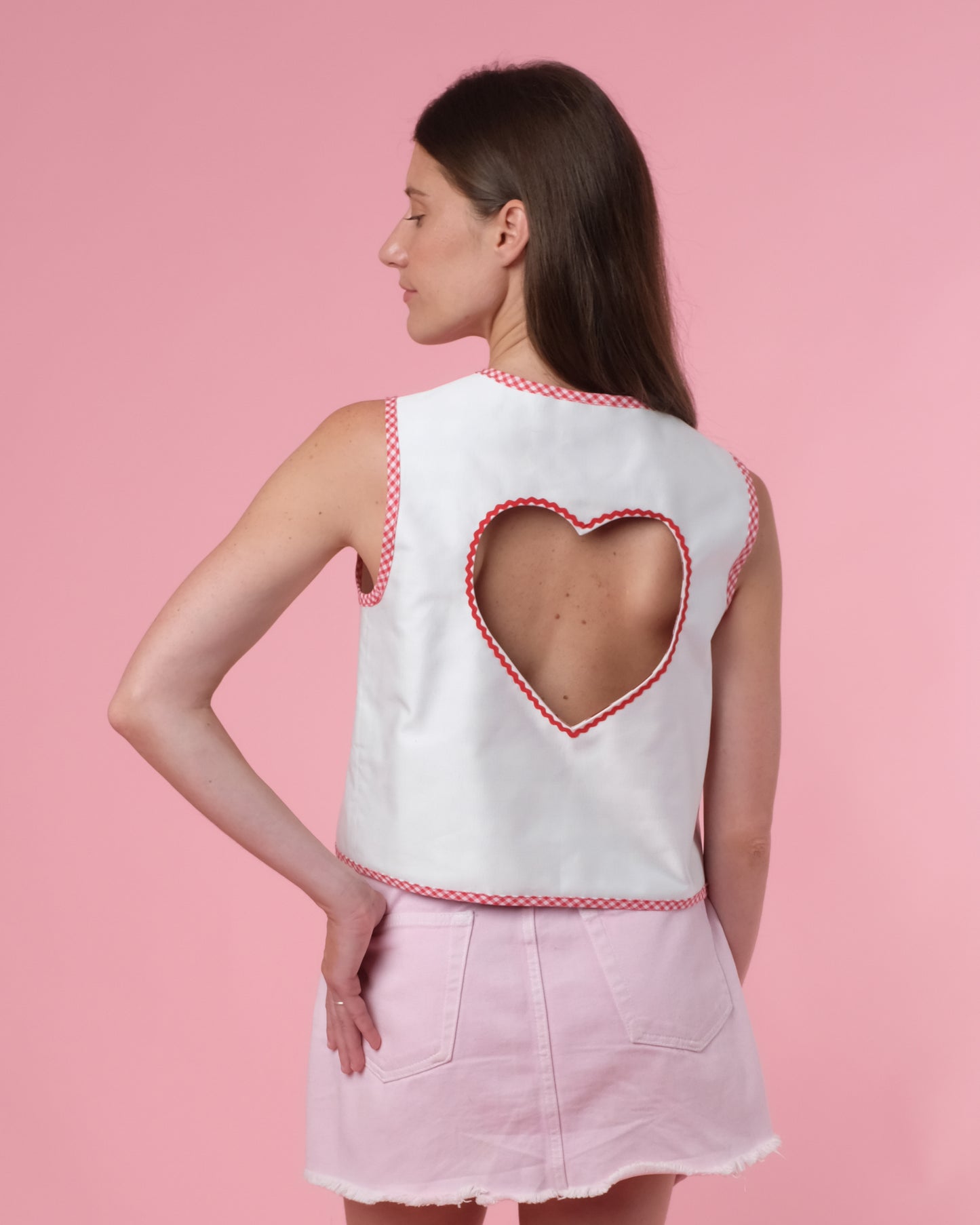 Love Gilet Panna