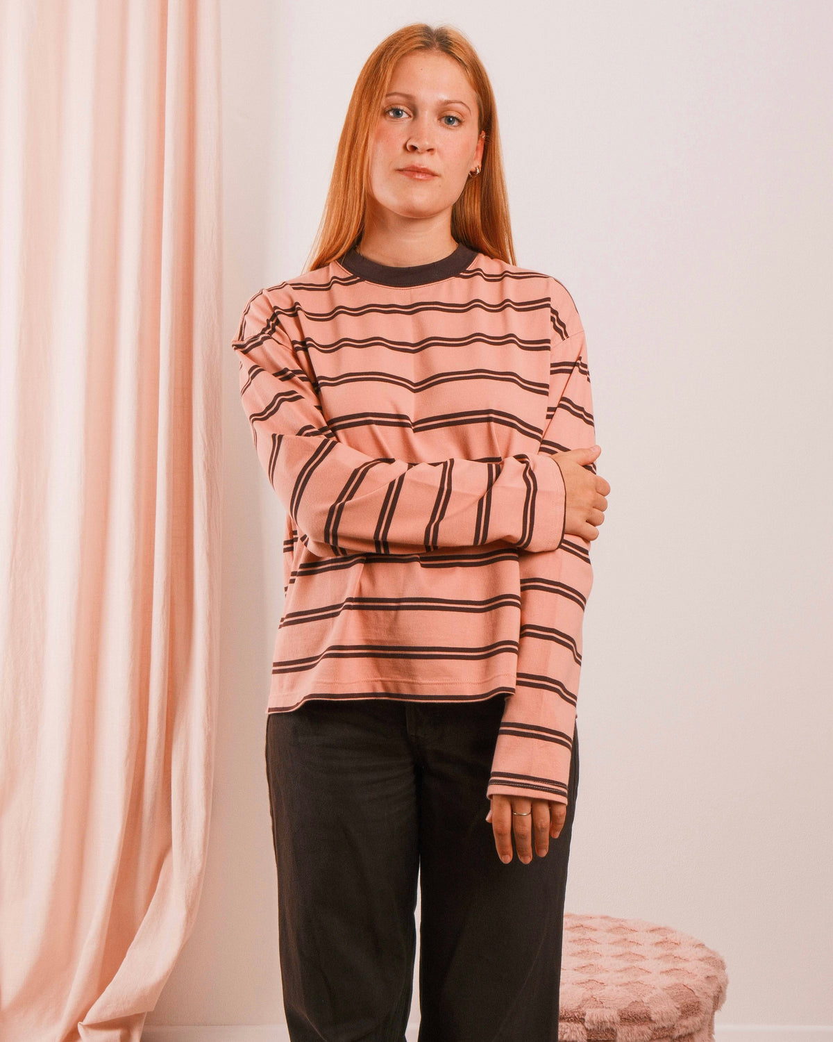 Love Shirt Brown-Pink
