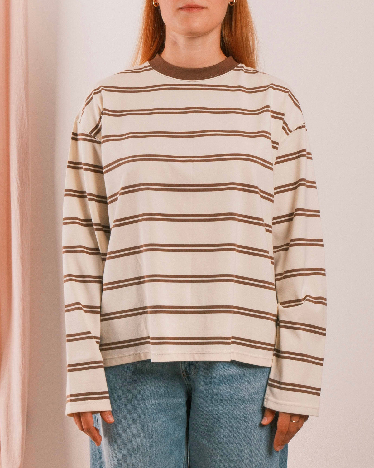 Love Shirt Cream-Brown