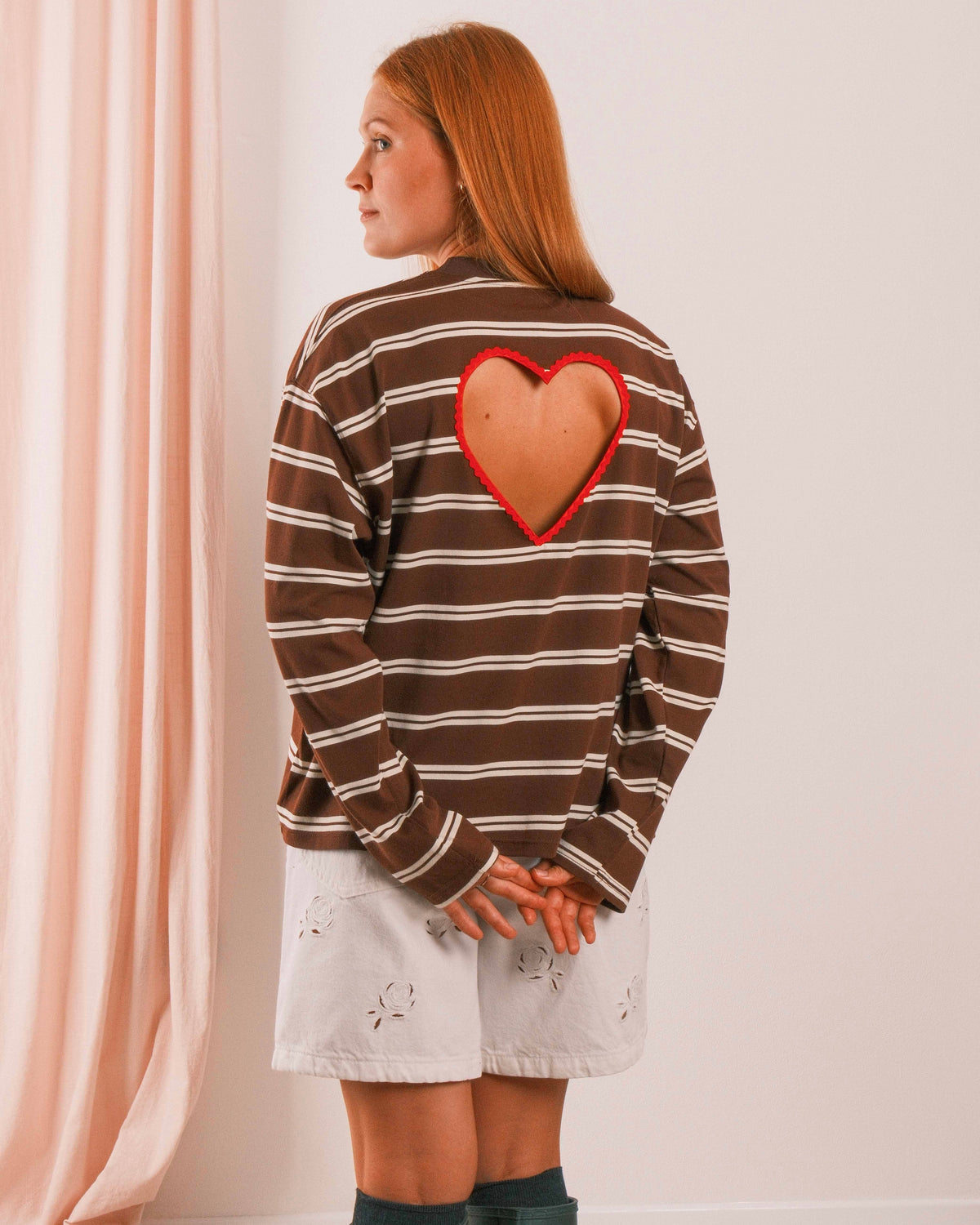 Love Shirt Brown-Cream